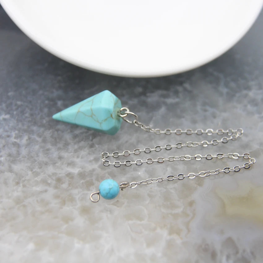 Natural stone Pendulum and Dowsing Spiritual Divination