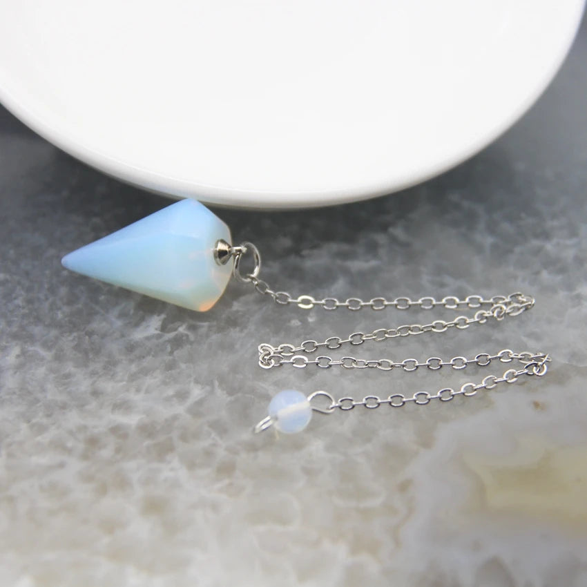 Natural stone Pendulum and Dowsing Spiritual Divination