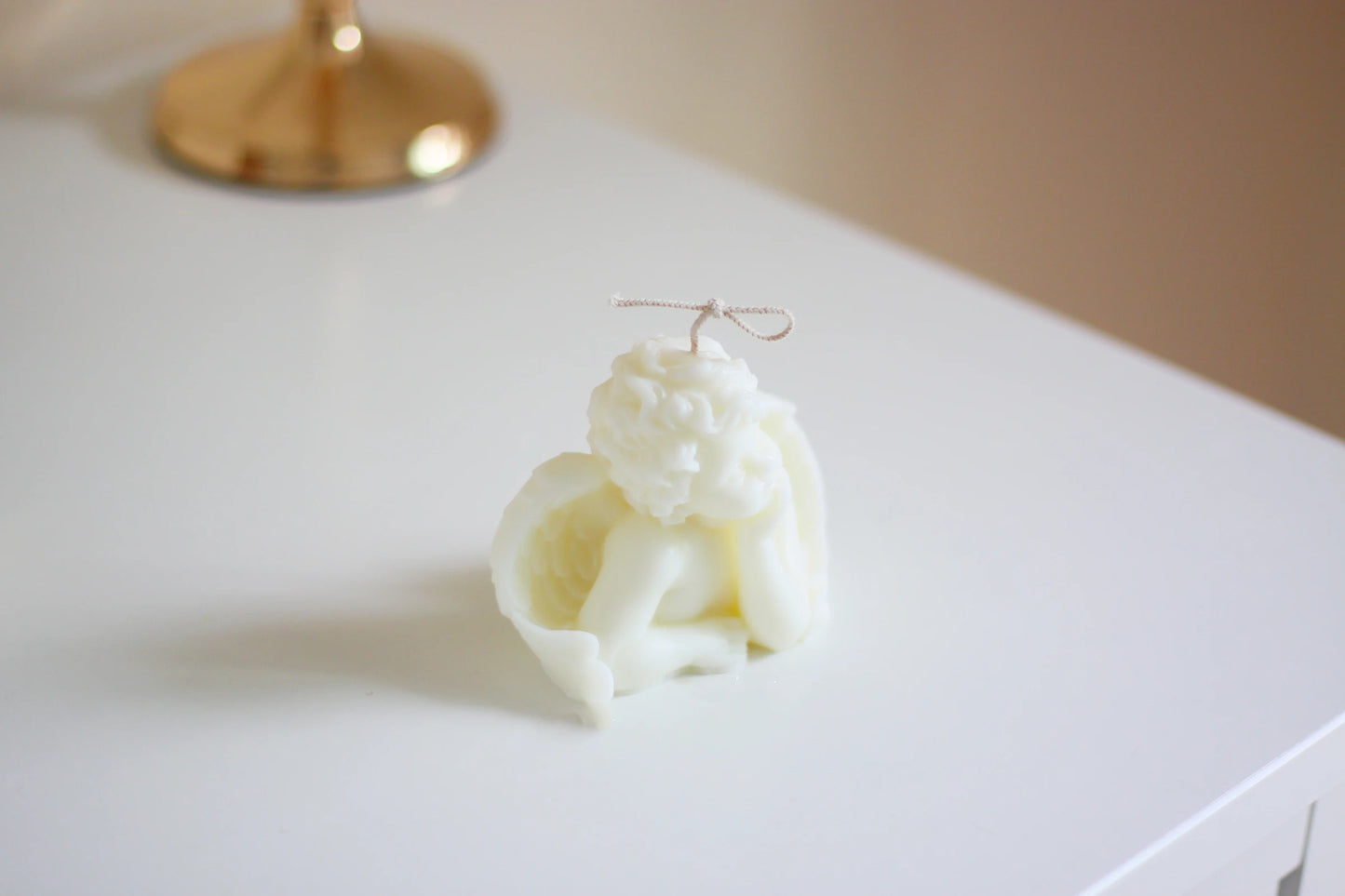 Cute candles cupid angel