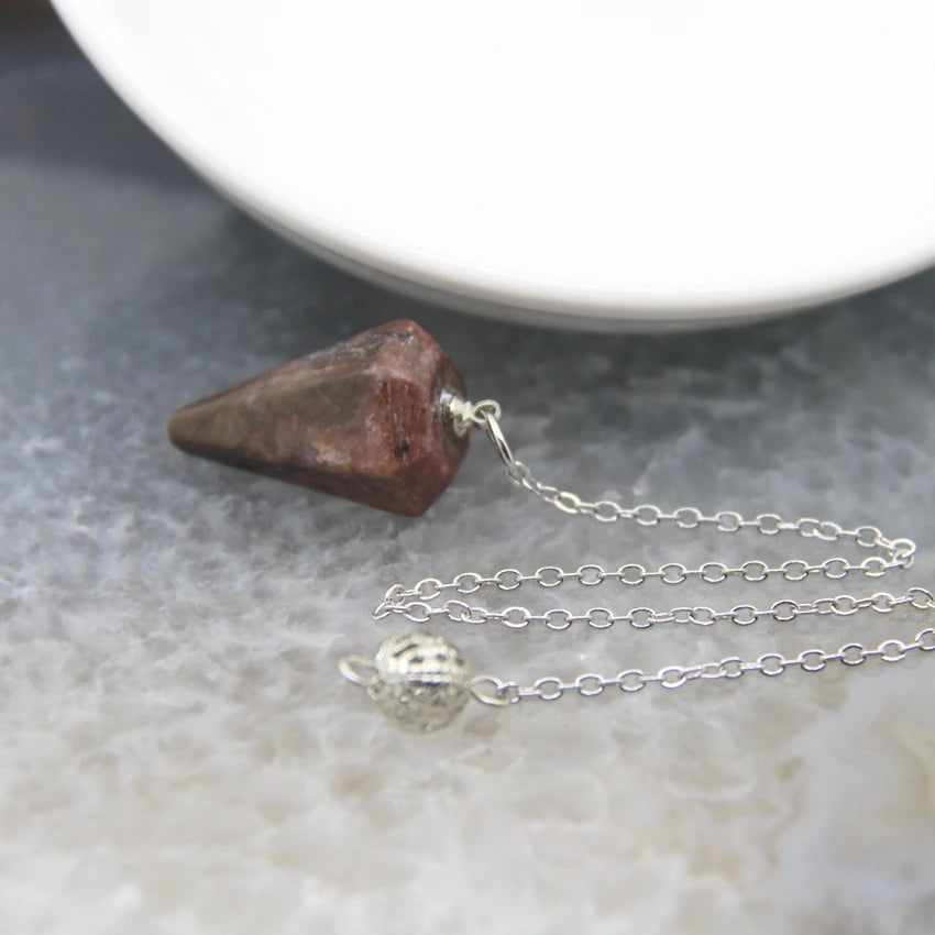 Natural stone Pendulum and Dowsing Spiritual Divination