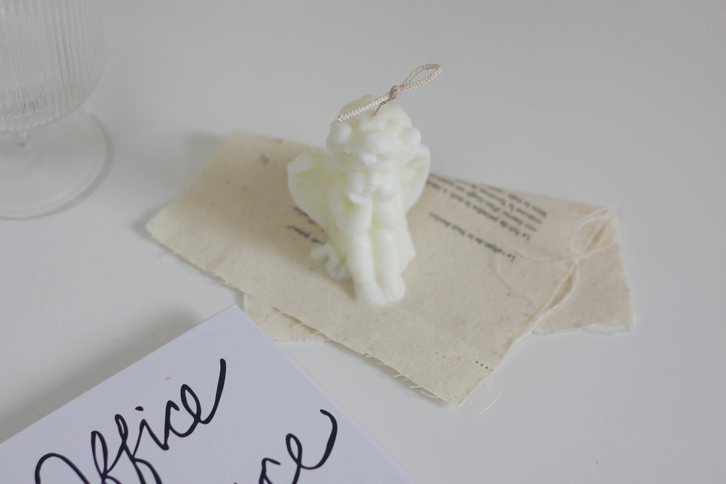 Cute candles cupid angel