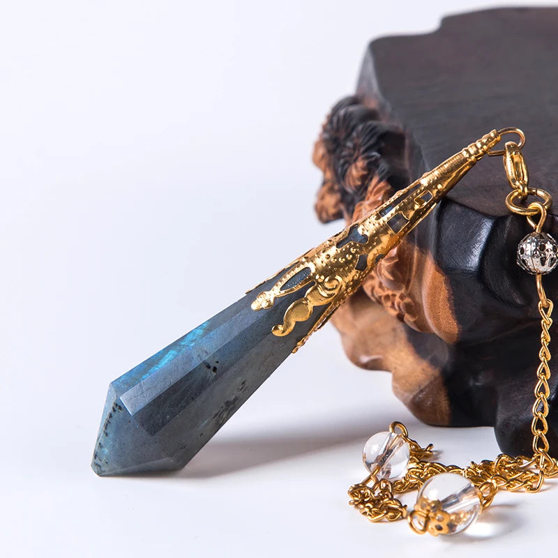 Labradorite Pendulum For Dowsing Natural Stone