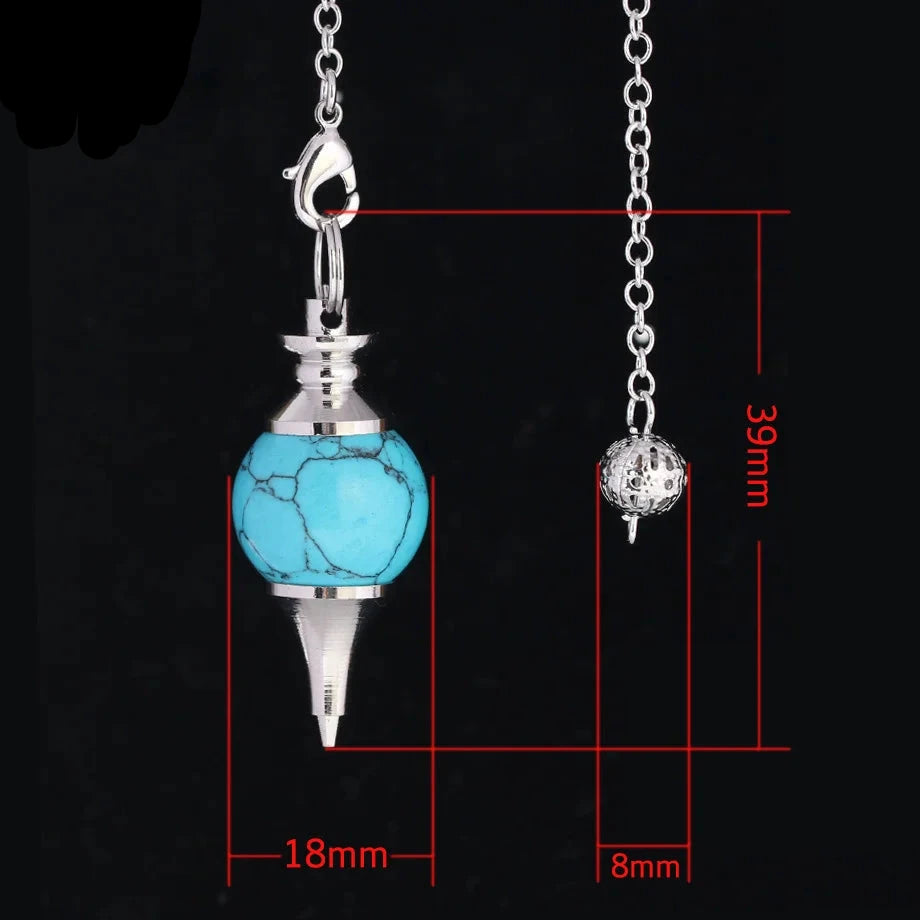 Pendulum Divination Natural Gem Stone Crystal