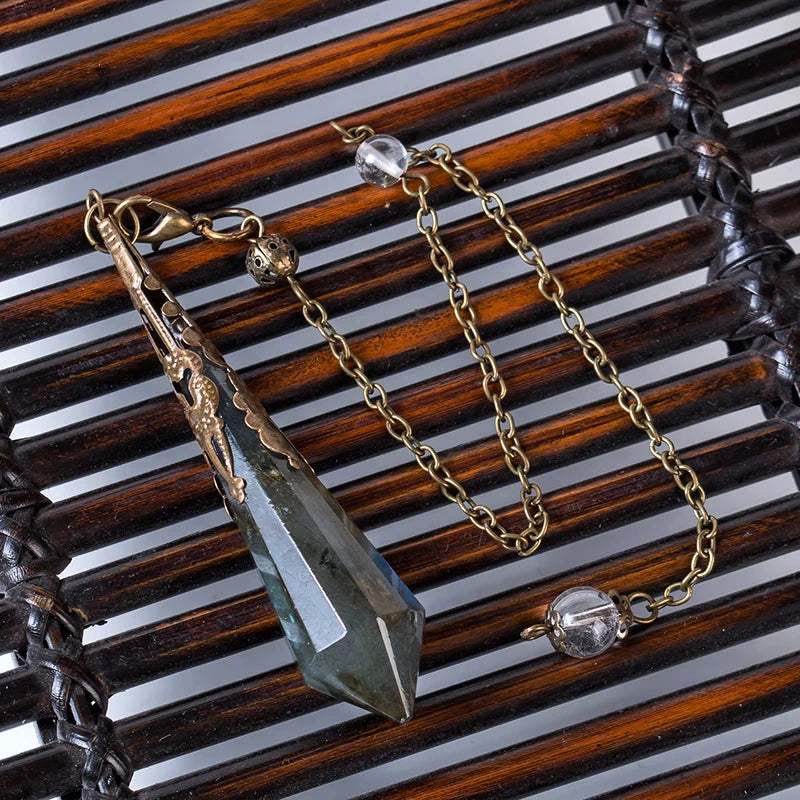 Labradorite Pendulum For Dowsing Natural Stone