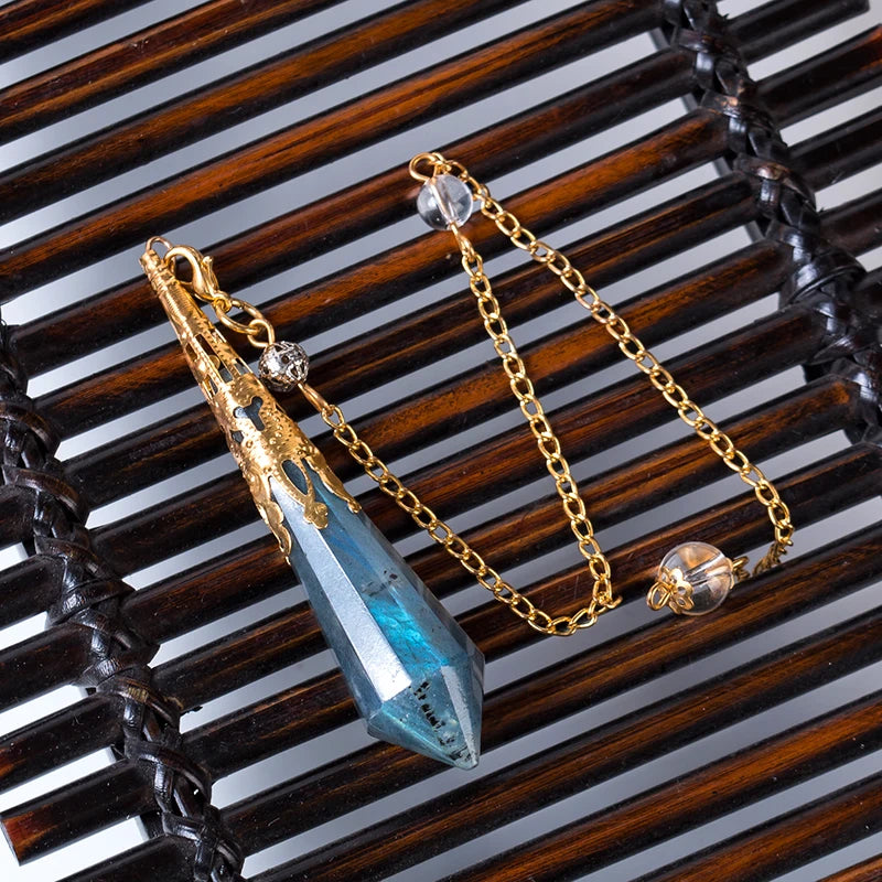 Labradorite Pendulum For Dowsing Natural Stone