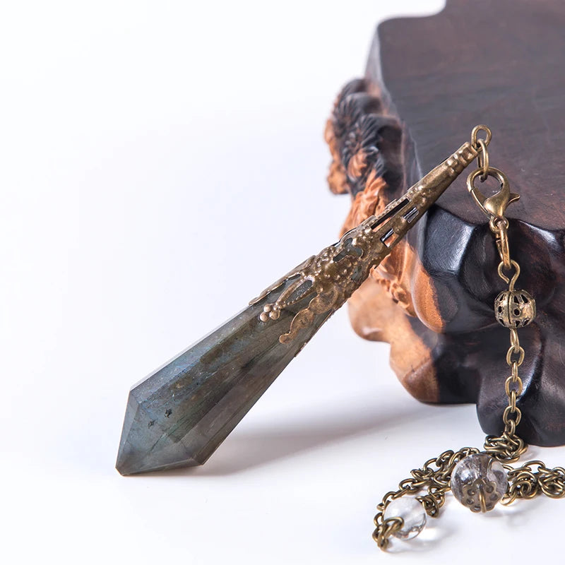 Labradorite Pendulum For Dowsing Natural Stone