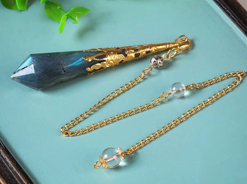 Labradorite Pendulum For Dowsing Natural Stone