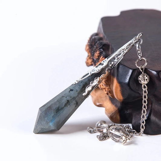 Labradorite Pendulum For Dowsing Natural Stone