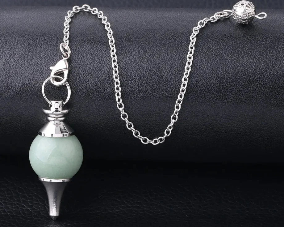 Pendulum Divination Natural Gem Stone Crystal