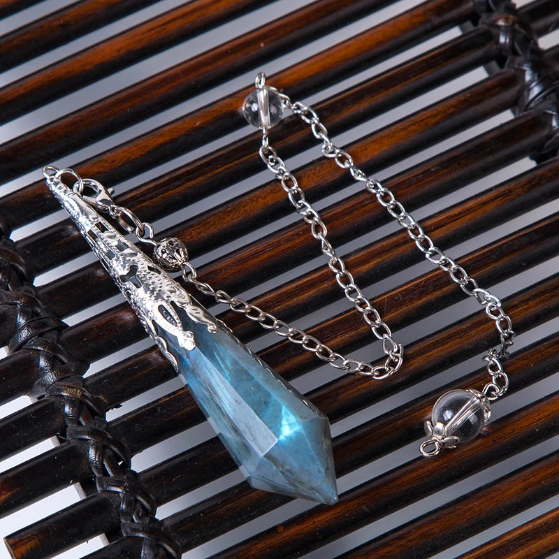 Labradorite Pendulum For Dowsing Natural Stone