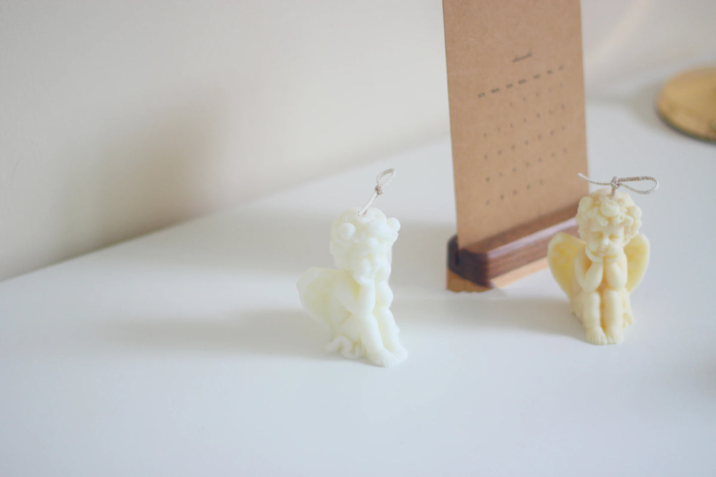 Cute candles cupid angel