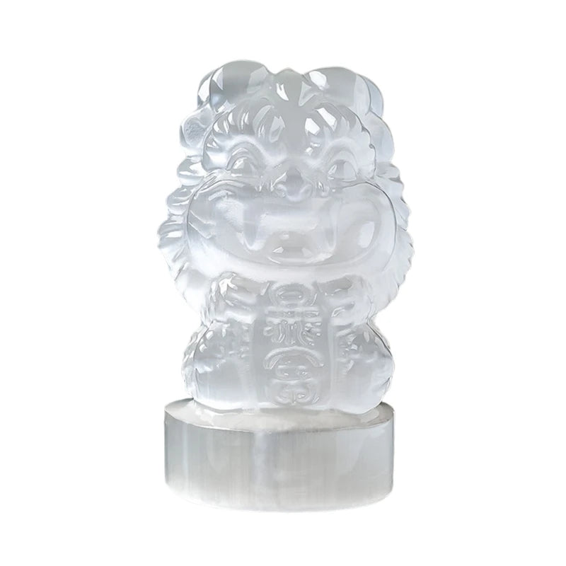White Selenites Crystals Statue for Spiritual Healings and Protections