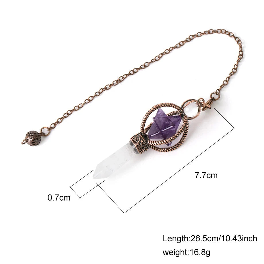 Pendulums for Divination Natural Stone
