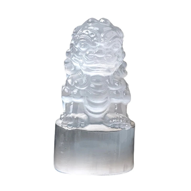 White Selenites Crystals Statue for Spiritual Healings and Protections
