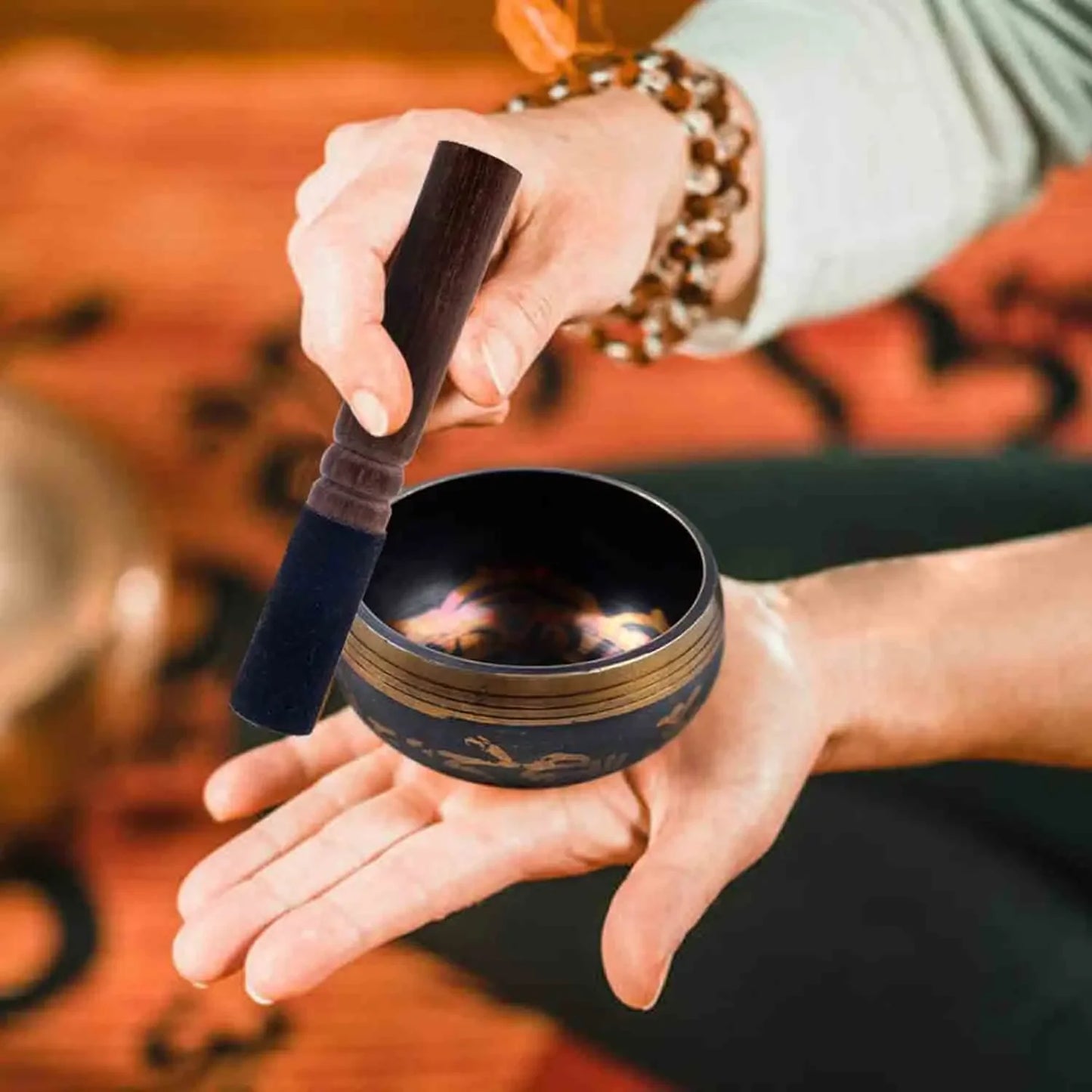 Bols tibétains de 8 cm pour la méditation et le yoga