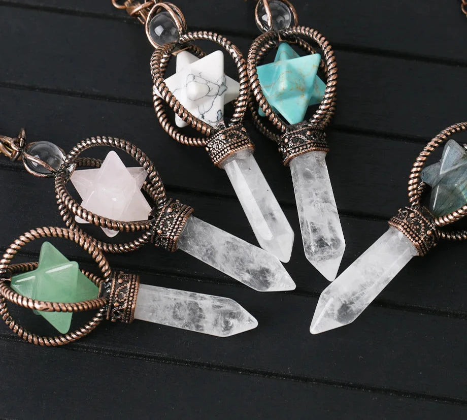 Pendulums for Divination Natural Stone
