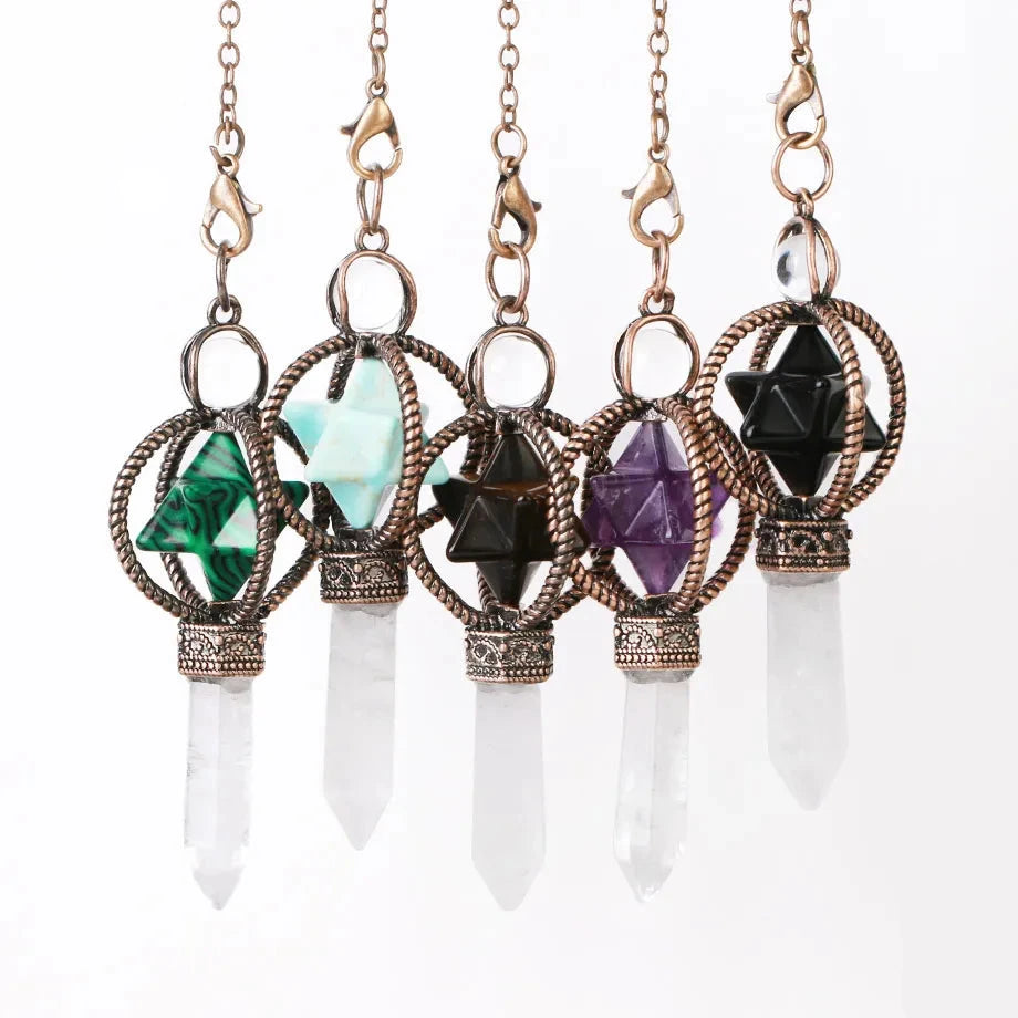 Pendulums for Divination Natural Stone