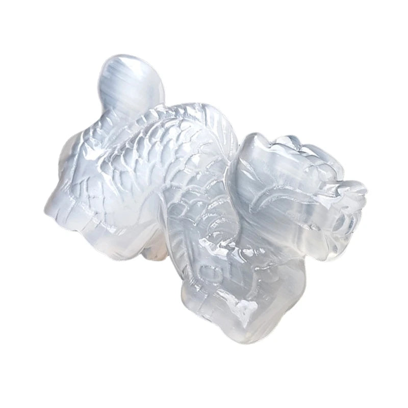 White Selenites Crystals Statue for Spiritual Healings and Protections