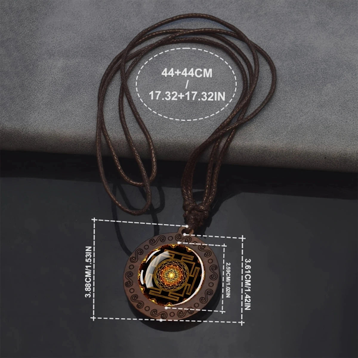 Collier Pendentif Géométrie Sacrée