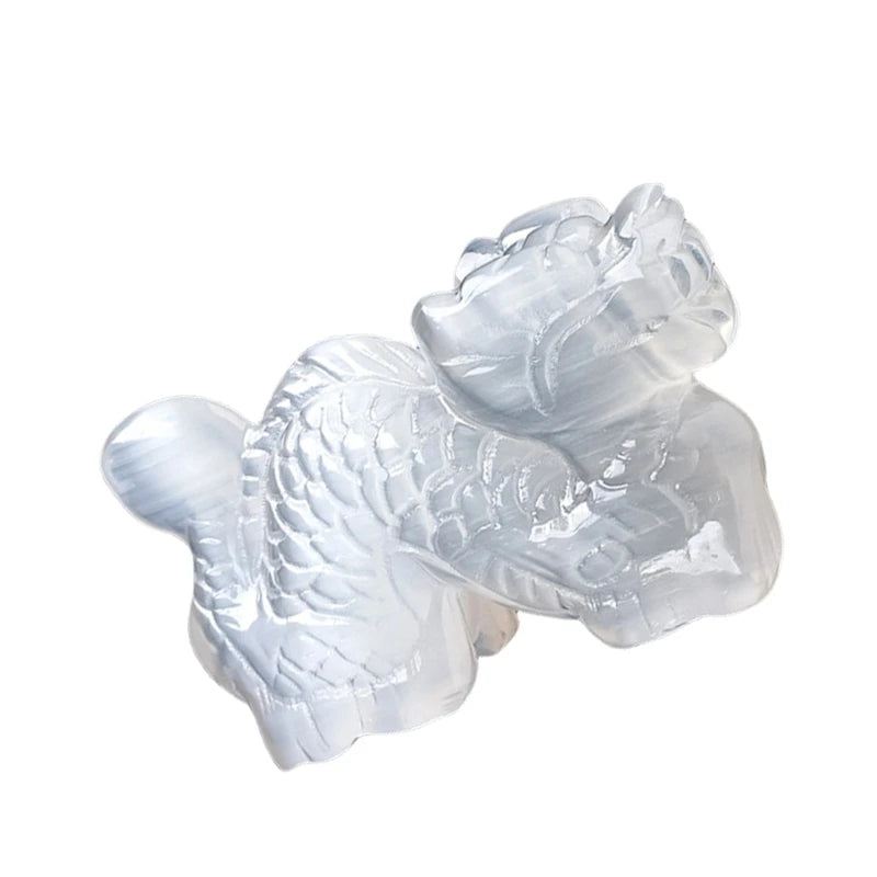 White Selenites Crystals Statue for Spiritual Healings and Protections