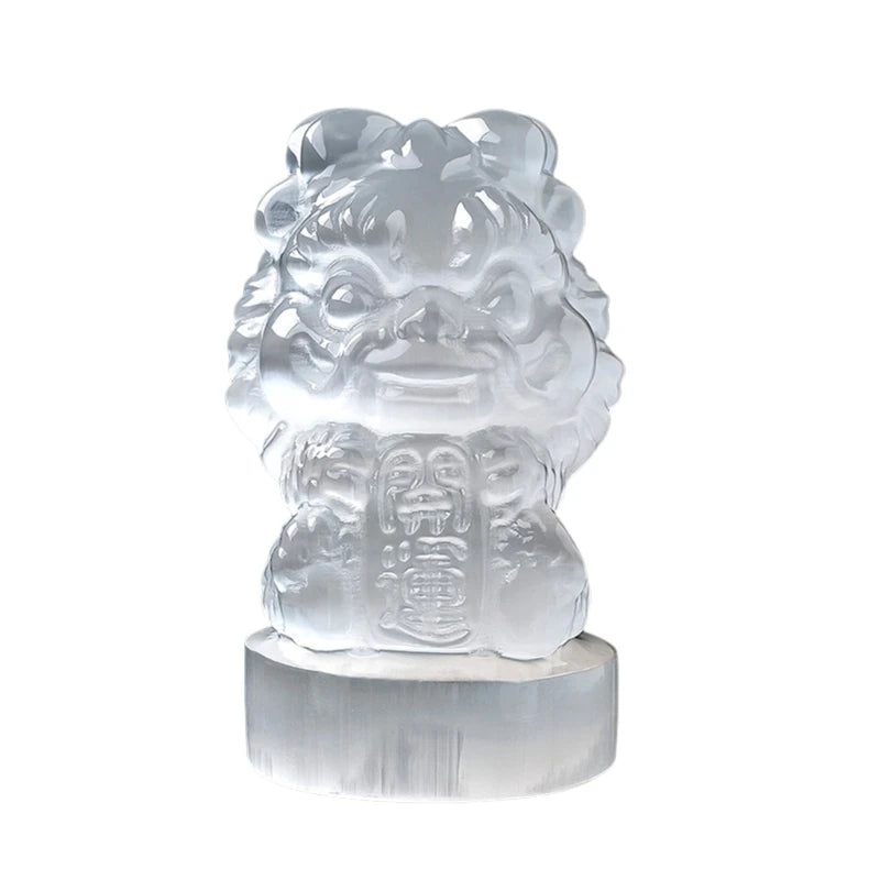 White Selenites Crystals Statue for Spiritual Healings and Protections