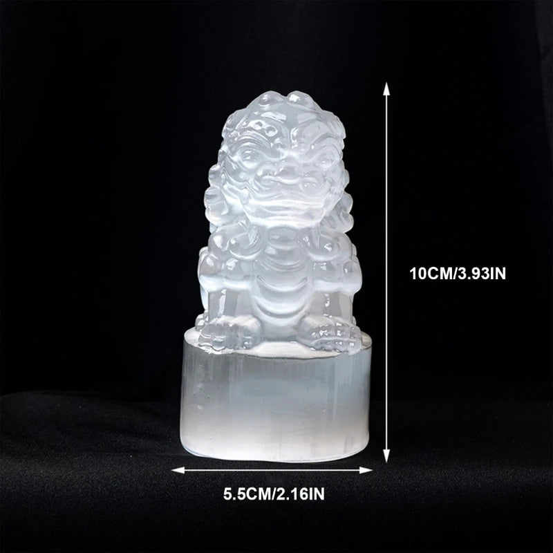 White Selenites Crystals Statue for Spiritual Healings and Protections