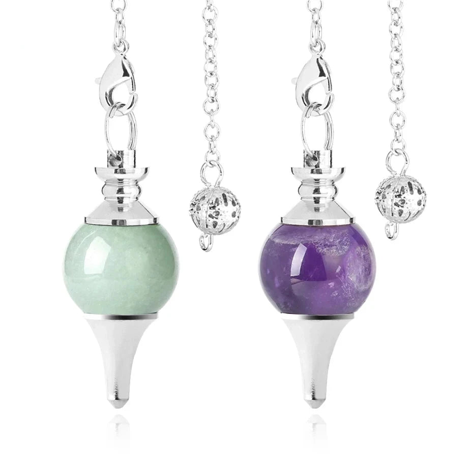 Pendulum Divination Natural Gem Stone Crystal