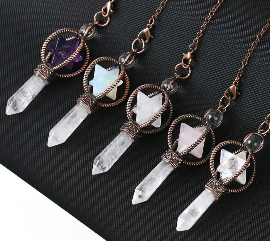 Pendulums for Divination Natural Stone