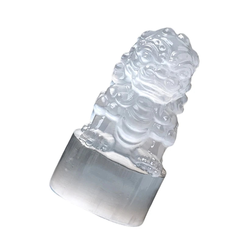 White Selenites Crystals Statue for Spiritual Healings and Protections