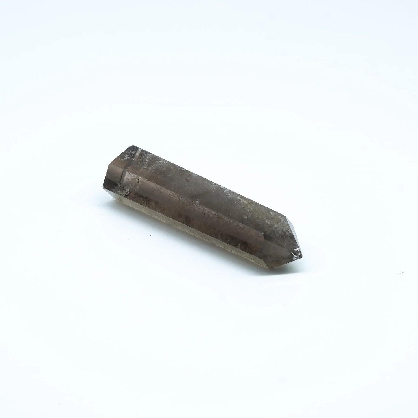Natural Energy Smoky Quartz Crystal Point Prism