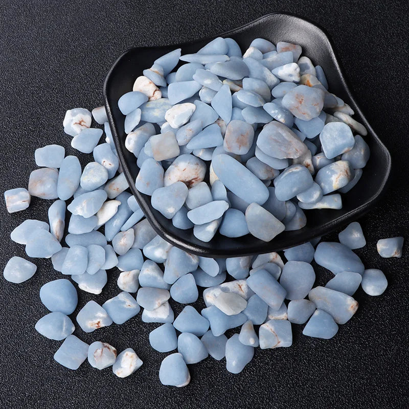 Gravier d'Angélite Bleu Naturel 50-100g