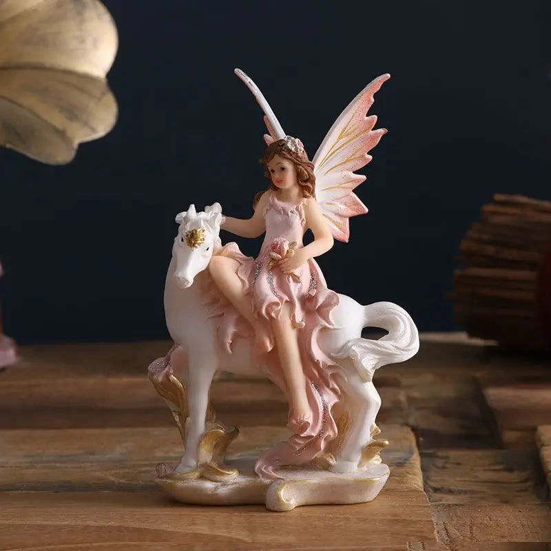 Statuette de Fée Angélique Nordique – Figurine Décorative pour Jardin et Bureau