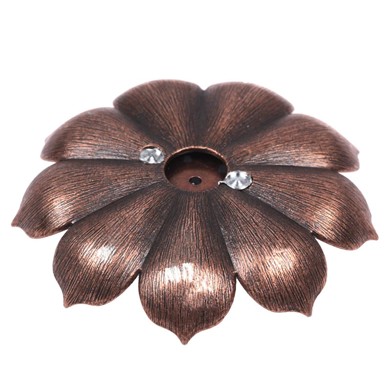 Brûleur d'encens en forme de fleur de lotus